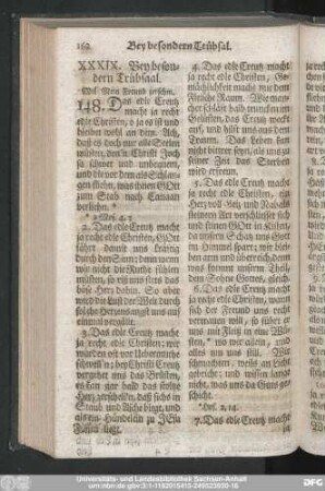 XXXIX. Bey besondern Trübsaal.