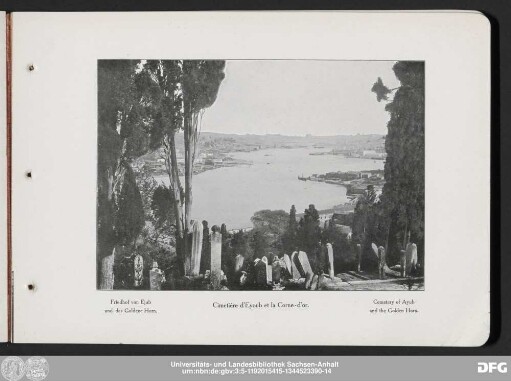 Cimetière d'Eyoub et la Corne-d'or.