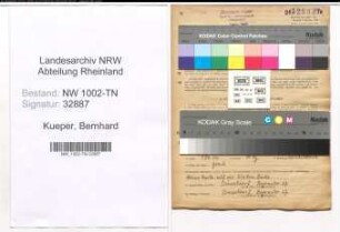 Entnazifizierung Bernhard Kueper , geb. 07.02.1904 (Unternehmer)