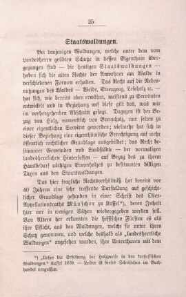 Staatswaldungen.
