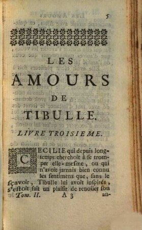 Les Amours De Tibulle, 2