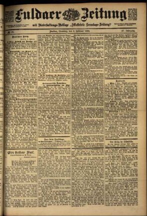 Ausgabe vom Dienstag, den 06. Februar 1900.