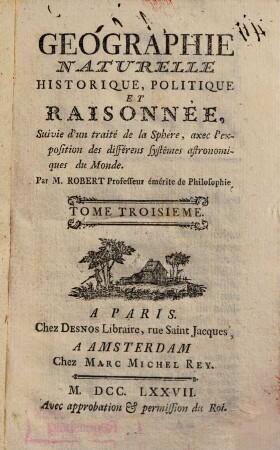 Geographie Naturelle Historique, Politique Et Raisonnée, 3