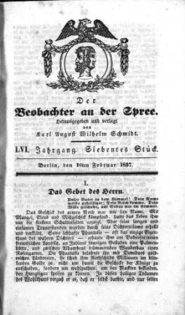 7. Stueck, 16. Februar 1857