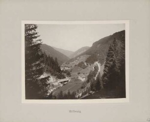 Blick auf den Höllsteig im Schwarzwald