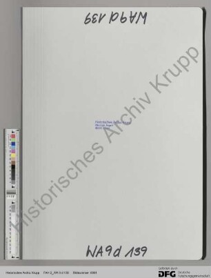 Anweisungen von Alfred Krupp zur Auseinandersetzung mit A[dalbert] Ascherfeld. [Regest der Archivalie FAH 2 B 76]