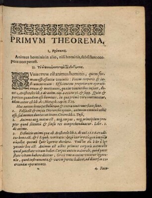 Primum Theorema.