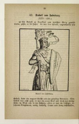 42. Rudolf von Habsburg (1273-1291)