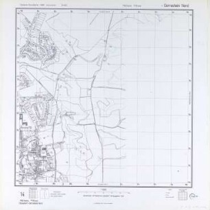 Gerresheim Nord, Deutsche Grundkarte, Blatt 14