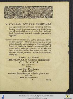 Introductio in Historiam Ecclesiae Christianae.