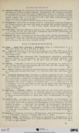 Kulturgeschichte (Nr. 380-905)