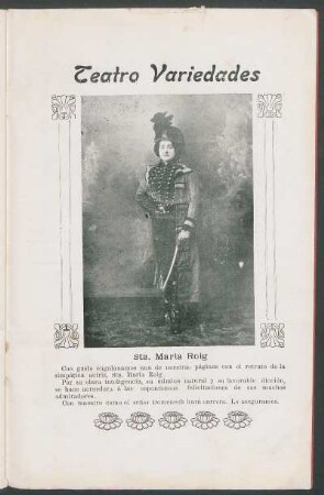Sta. María Roig [Fotografía]