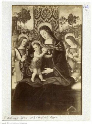 Maria lactans und Engel