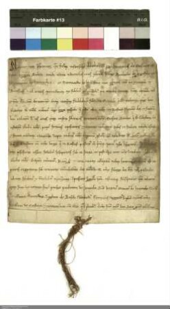 Schenkung einiger Güter bei Rasdorf durch Heinrich von Morsberg an das Kloster Rasdorf