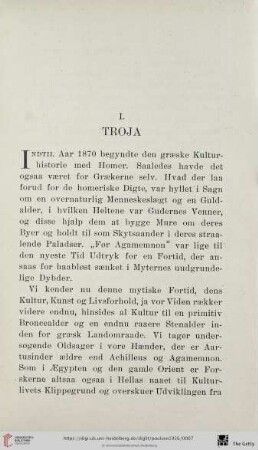 I. Troja