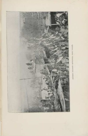 Chinese soldiers returning from parade