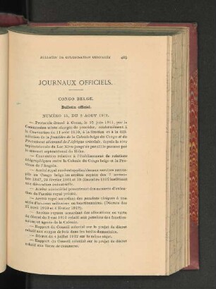 journaux officiels
