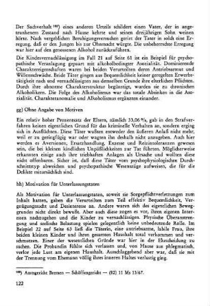 hh) Motivation für Unterlassungstaten