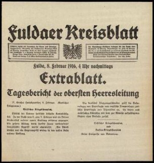 Ausgabe vom Dienstag, den 08. Februar 1916.