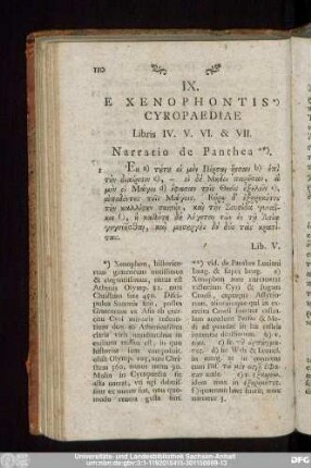 IX. E Xenophontis Cyropaediae.