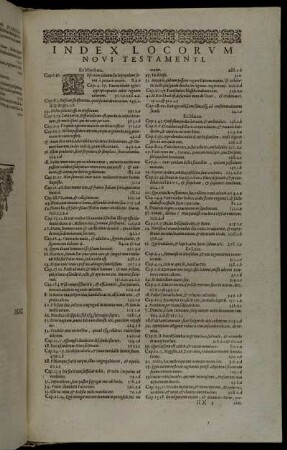 Index Locorum Novi Testamenti.
