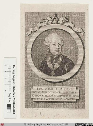 Bildnis Heinrich (Taufn.: Matthias) Braun