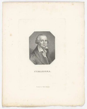 Bildnis des Domenico Cimarosa