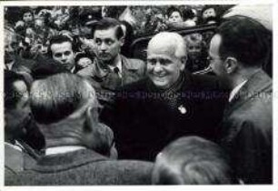 Wilhelm Pieck besucht Chemnitz