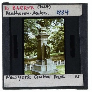 New York, Baerer, Beethoven-Büste