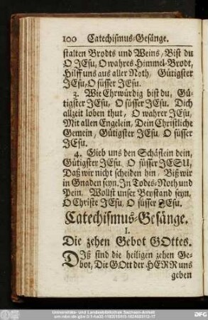 I. Die zehen Gebot Gottes.