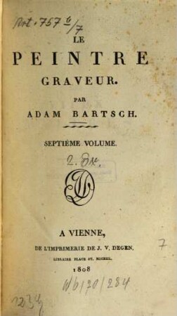 Le peintre graveur, 7. Les vieux maitres allemands ; 2
