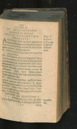 Caput II. De Affectionibus Spiritus In Genere.