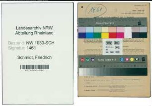 Entnazifizierung Friedrich Schmidt , geb. 10.09.1903 (Bueroangestellter)