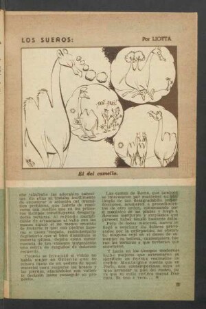 Los sueños: el del camello - [Dibujo]
