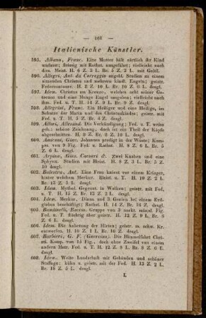 Italienische Künstler [A-Z]