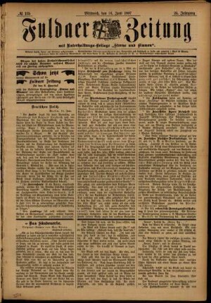 Ausgabe vom Mittwoch, den 16. Juni 1897.