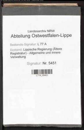 Rechnungen des Milden Fonds