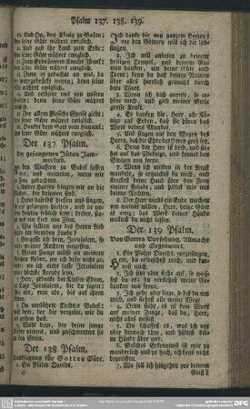 Der 138 Psalm