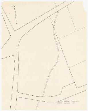 Kirche, Oerlinghausen-Lipperreihe Außenanlage: Lageplan 1:200