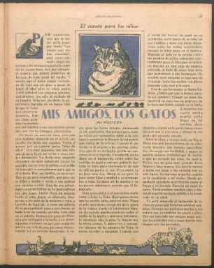 Mis amigos, los gatos : El cuento para los niños