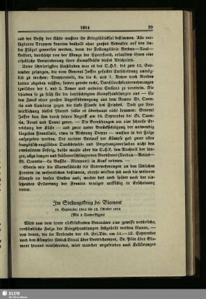Im Stellungskrieg bei Blamont