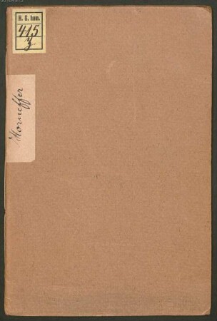 Das Für und Wider der Aussenarbeit : Handschrift für Freimaurer