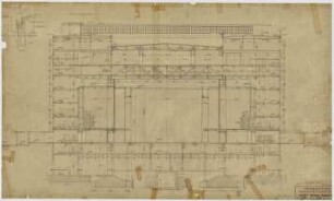 Flughafen Tempelhof - Schnitt zwischen Binder 1 (Titel nicht vollständig)