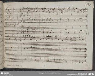 Arminio. Excerpts - Mus.1-F-82,8-9 : S, strings, b