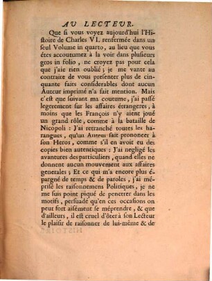 Histoire de Charles VI.
