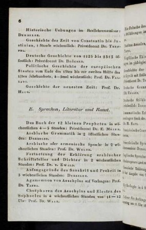 6-7, E. Sprachen, Literatur und Kunst