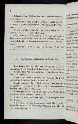 6-7, E. Sprachen, Literatur und Kunst