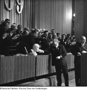 Festakt im Kulturpalast aus Anlass des 20. Jahrestages der Gründung der DDR (Festsaal)