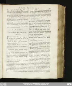 Cap. XXVIII. De Attributis Dei impropriis sive figuratis.