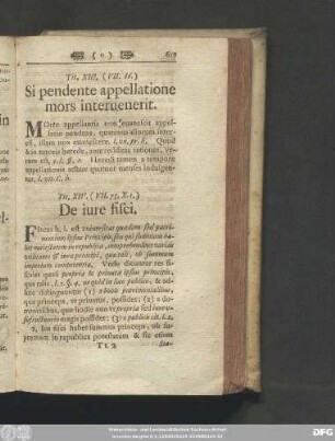 Tit. XIII. (VII. 66.) Si pendente appellatione mors intervenerit.